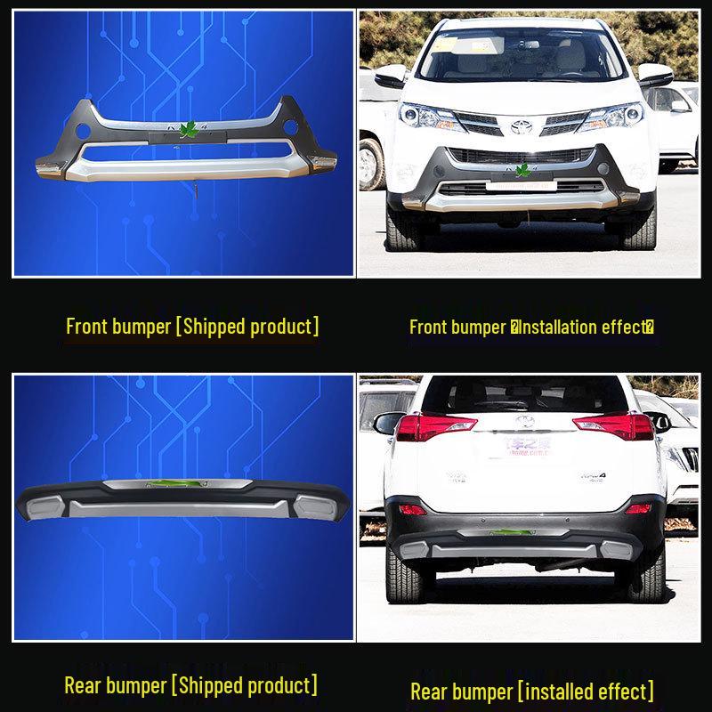 Защитные дуги переднего и заднего бампера для RAV4 13-15 - Декоративные и Модифицированные стили