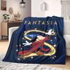 Mickey Cartoon Flannel Blanket Print for Bedrooms Sofas Beds Chairs Picnics Travel Home Decor Gift Idea Various Sizes