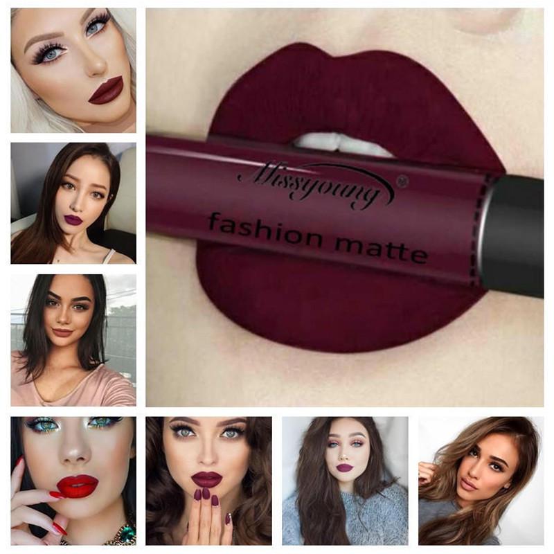 Губная помада Liquid Lip Beauty Makeup Matte Long Lasting 18 цветов