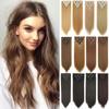 Hair Extension Synthetic Straight Hair Clips For Women 140g High Temperature Fiber
