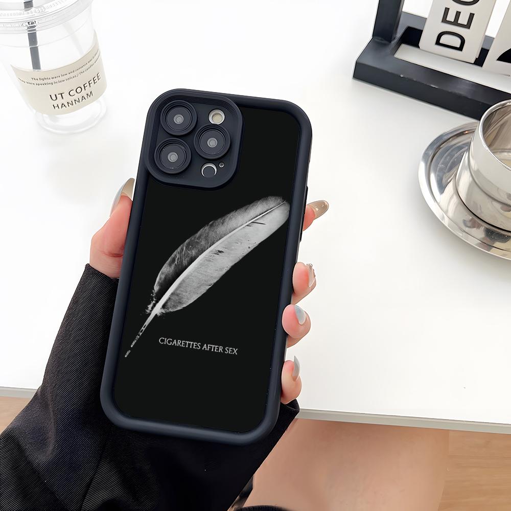 Cigarettes After Sex Phone Case Soft Silicone For IPhone 17 16 15 14 13 12 Mini 11 Pro Max Plus Camera Lens Protection Cover