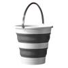 Folding Water Bucket Portable Collapsible Buckets Space Saving Outdoor Water Pail for Garden Camping Fishing Car Washing X3UC