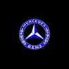 nrbju6 For Mercedes Benz 2Pcs Car Door Sign Welcome Light LED Projection Lamp For Mercedes Benz AMG GLC GLA GLE GLS GL W204 W176 W205 W