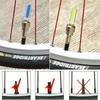 2Pcs LED Neon Wheel Lights Waterproof Tire Valve Caps Flash Lamp for Car Motorcycle Bicycle Universal Wheel Accessories