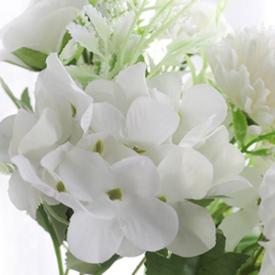 Искусственный цветок ручной работы, декоративный цветок из искусственного шелка, не выцветающий, 7 головок, искусственный цветок розы для гостиной