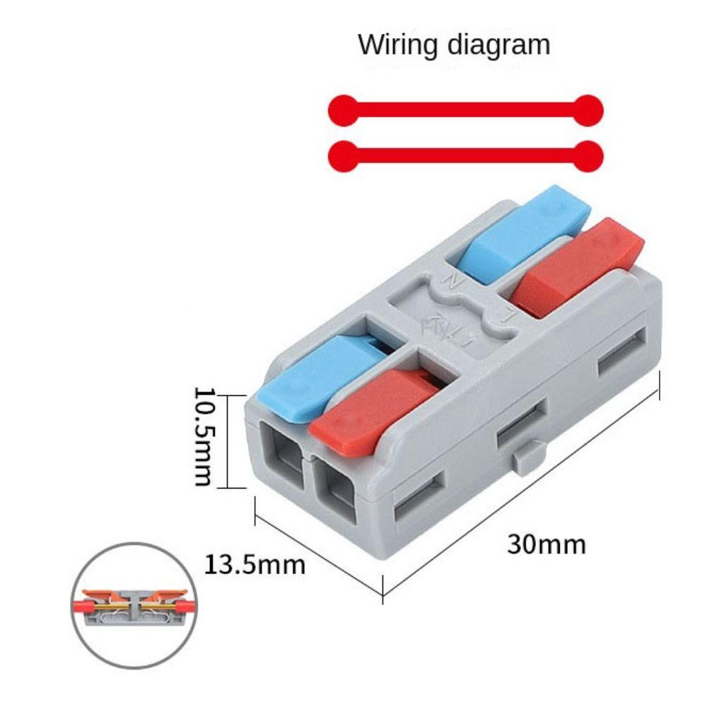 10 шт. Огнестойкий корпус Мини-быстрый соединитель проводов Электрический шкаф управления
