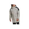 Terrex Colorblock пуховик средней длины с капюшоном мужская верхняя одежда серый GL7413