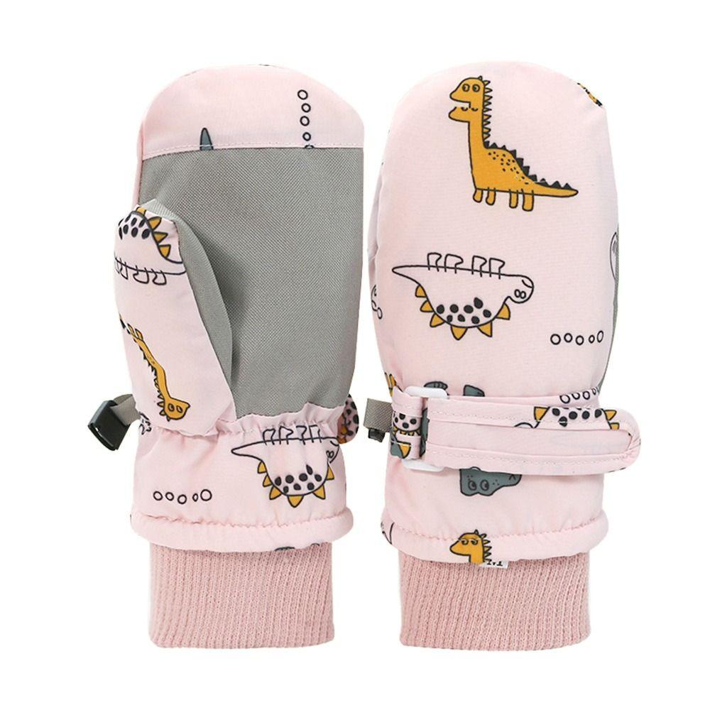 Waterproof Sports Mittens Thick Warm Kids Cycling Gloves Children Ski Gloves Kids Boys Girls