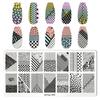 1 PC  Nail Art Templates Stamping Plate Design Flower Butterfly Glass Temperature Lace Stamp Templates Plates Image Decor