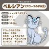 Плюшевая кукла Покемон Pokémon fit 53 Алоланский Персиан Япония НОВЫЙ