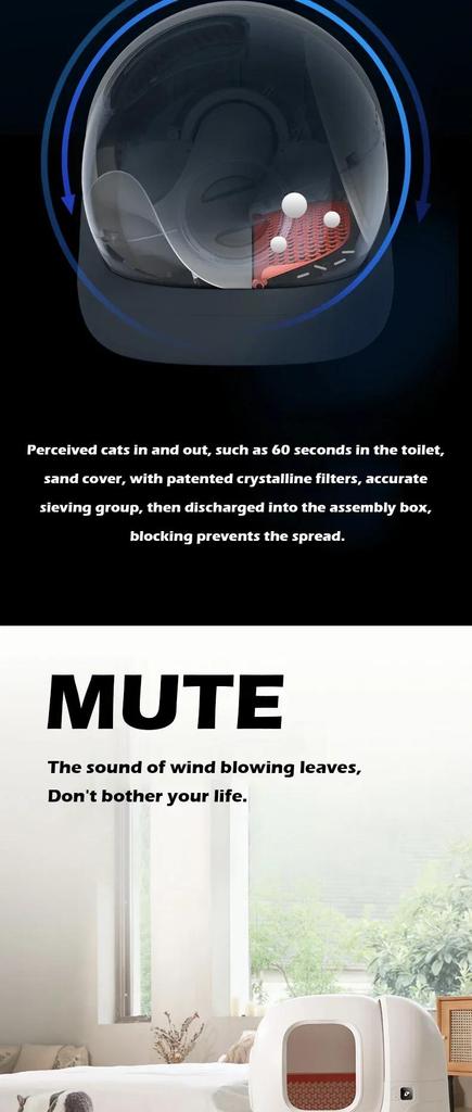 Cat little box Petkit MAX-2 Intelligent self-cleaning automatic cat box with application international version Pura Latest Model