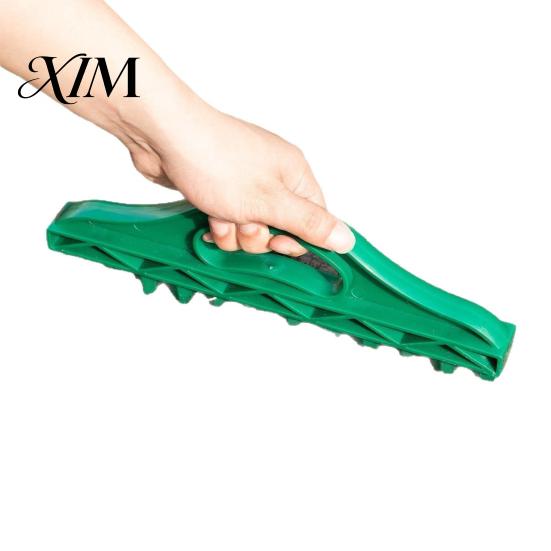 Flower Bed Starter 12-Hole Row Seeder Tool with Ergonomic Handle for Precision Sowing & Soil Digging, Manual Garden Greenhouse Gear Spacer Vegetables