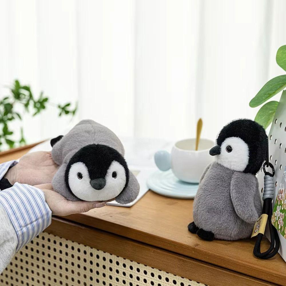 Stuffed Penguin Stuffed Pendant Cartoon Penguin Soft Pillow Penguin Plush Keychain Birthday Gift