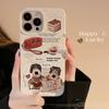 Ретро Ins Телефон Собака Подходит для IPhone14ProMax Мобильный Чехол 15 Apple 13 Матовый 16 Силиконовый X Мягкий