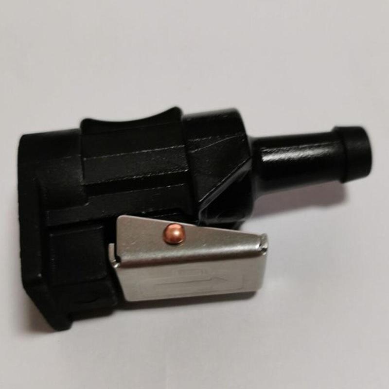 Small Engine Fuel Line Connector Black 8mm Plastic for Yamaha Outboard Gasoline Motor and Accessories