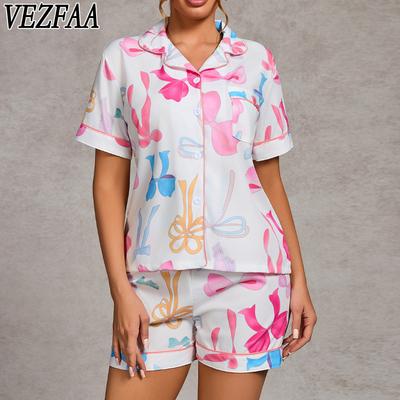 Женская мода повседневная летняя весна короткий рукав поло воротник брюки костюмы