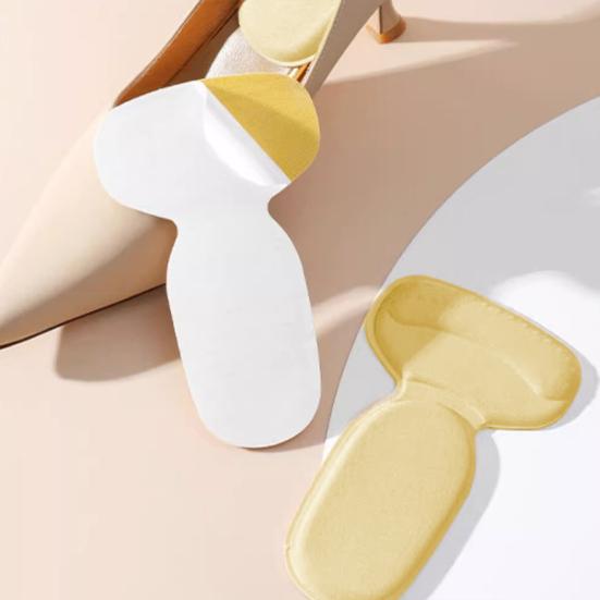 1 Pair Heel Adjustment Pad Shock-Absorbing Comfortable Insole for Shoe Size Adjustment High Heel Shoe Adapter for Various Shoe Types