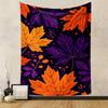Autumn Leaves Pattern Patterned Tapestry for Bedroom and Living Room Home Decor