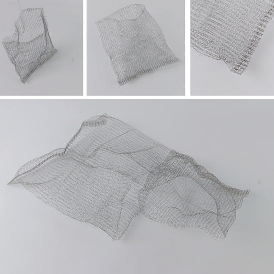 Сетчатый мешок для растений износостойкий многоразовый прочный сетчатый протектор корней растений из нержавеющей стали