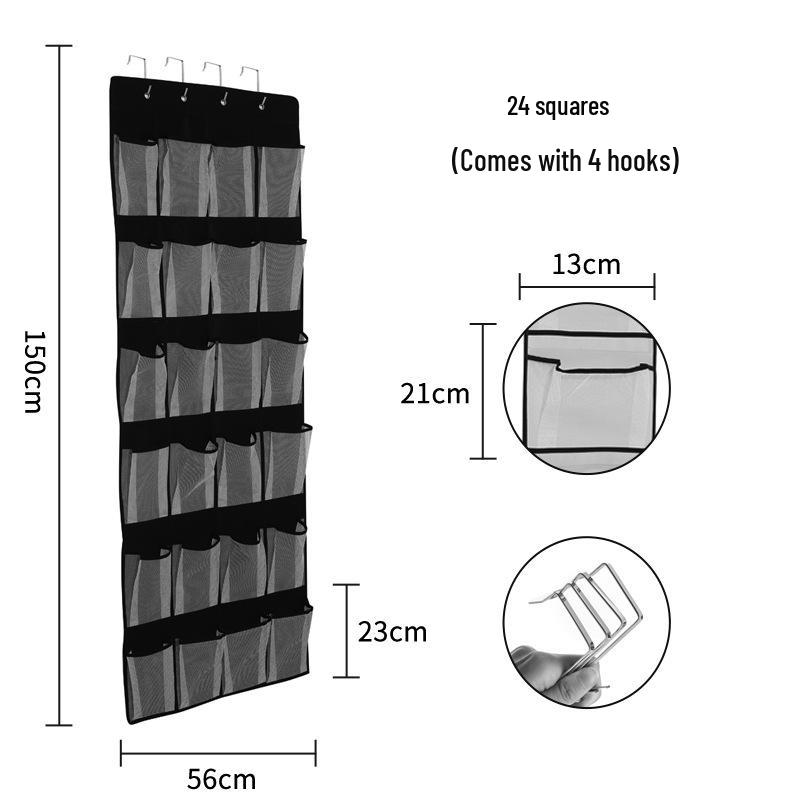 Наддверная сумка-органайзер для обуви на 35 отделений с крючками