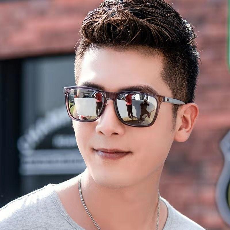 Популярные неполяризованные солнцезащитные очки для мужчин, очки для верховой езды на открытом воздухе, ретро-квадратные солнцезащитные очки для вождения