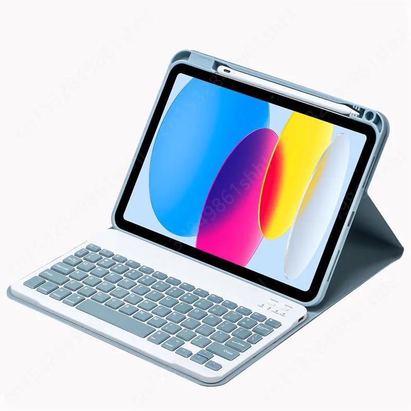 Keyboard Case for IPad 10.2 7 8 9th 10th Generation Funda Pro 11 Air 4 5 3 2 10.9 9.7 10.2 10.5 Russian Spanish Keyboard Covers