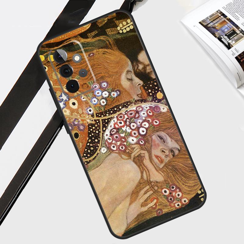 Художественный чехол Густава Климта для Samsung Galaxy A12 A22 A32 A52 A56 A36 A26 A16 A06 A54 A34 A14 A13 A53 A15 A35 A55
