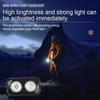 LED SMD Portable Work Light USB Rechargeable Hat Clip Flashlight with Magnetic Base for Emergency Outdoor Camping Walking Dog