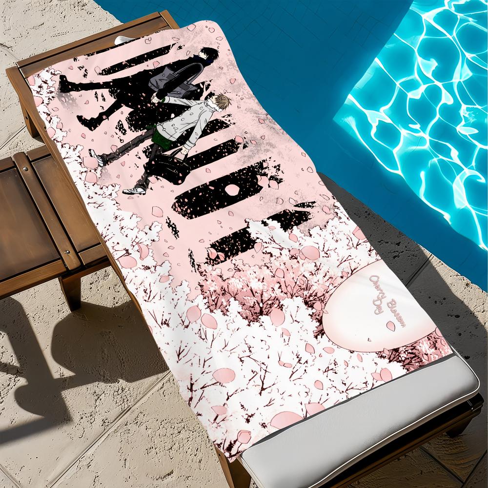 Аниме S-Sekai-ichi H-hatsukoi Полотенце Пляжное Быстросохнущее Мягкое Бассейновое Полотенца Подарок для Путешествий Спортзала Душа Кемпинга