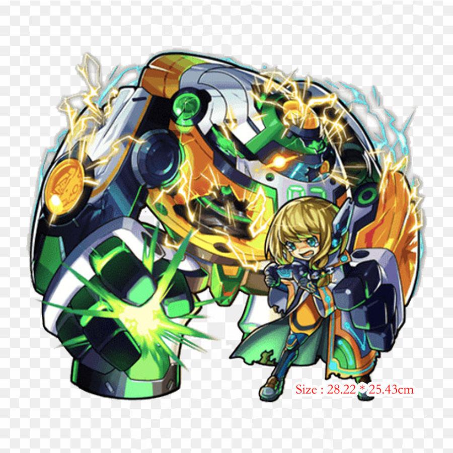 Ultra Fast Dual Blades Kirito Kirito Asuna Iron On Patches For Clothing Applique Stickers On Clothes Heat-Sensitive Custom Patch