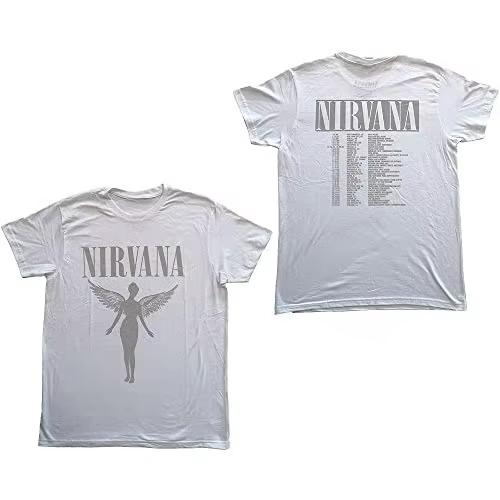 Nirvana in Utero Album Unisexs Tshirt Licensed Highend Luxury Is for Both Unisex and Women Top Yk Summer