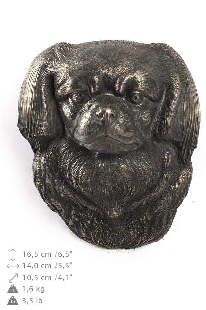 Tibetan Spaniel - Dog Statue, Hanging Bust, Unique Decoration for Dog Lover by Art-Dog Brand
