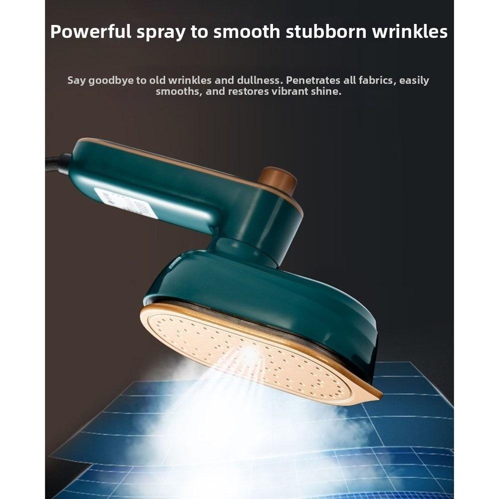 Mini Portable Steam Iron Wet and Dry Garment Steamer with Holder Handheld Electric Iron Home Use