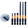 6/7Pcs Allen Wrench Drill Bit Set Impact Hex Head Screwdriver Bit Set 1/4inch Hex Shank Hex Bit Maintenance Tool