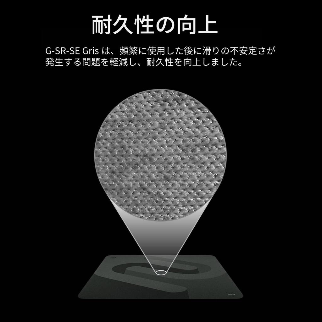 Коврик для игровой мыши BenQ ZOWIE Full G-SR-SE (Гри) Ткань/Ткань/Резиновая основа/Противоскользящая/100% плоская/3,5 мм