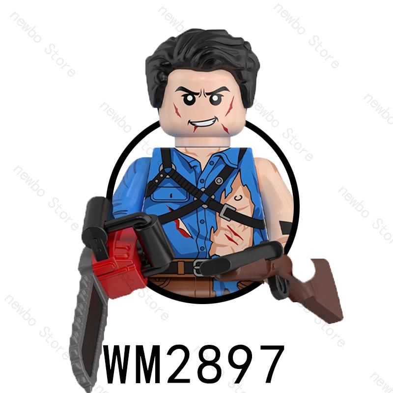 WM6205 Горячие Мини Фигурки Персонажей Главных Героев Фильмов Ужасов Монахиня Вампир Строительные Блоки Хэллоуинские Игрушки Для Детей