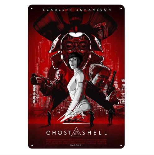 Ghost in the Movie Metal Poster Tin Sign xcm Plaque