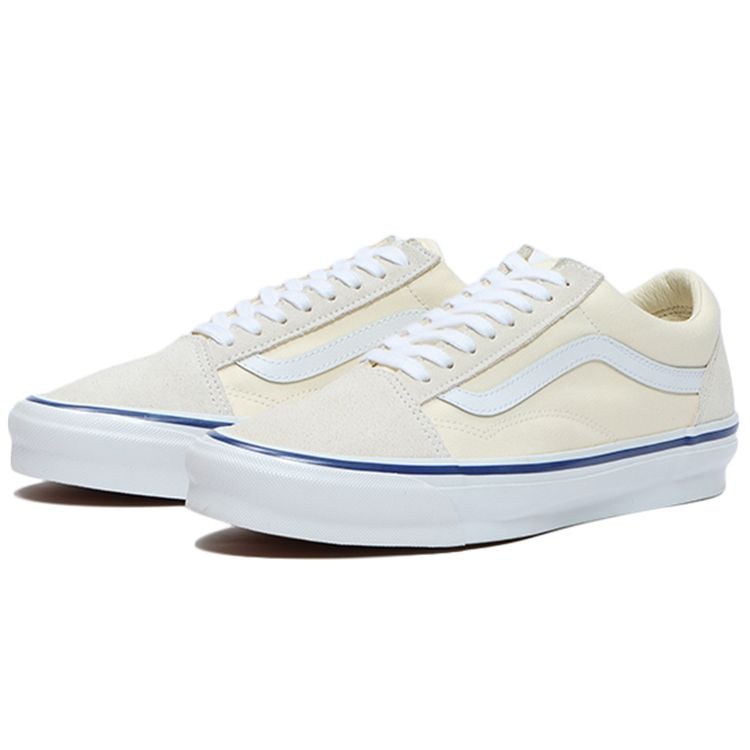 Vans OG Old Skool LX Классические белые кроссовки унисекс Кремовые True-White VN0A4P3X638