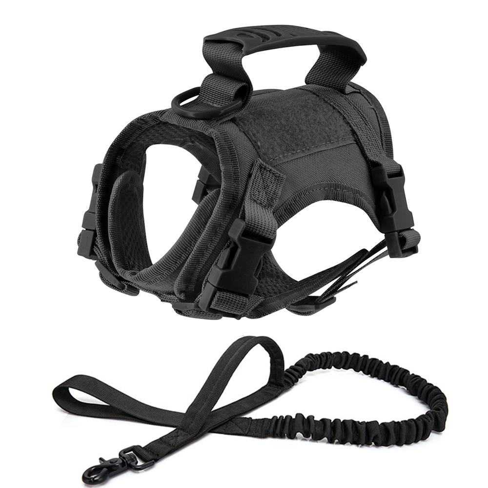 Тактический ремень безопасности и поводок для кошек, регулируемый жилет с ручкой, тренировочный прогулочный ремень безопасности для собак Samll