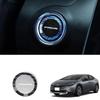 LUMIMAN Toyota PRIUS 60 Series Car Push Start Switch Crystal Engine Start Cover Start Button Cover Interior Parts Dress Up Crystal Style Exclusive