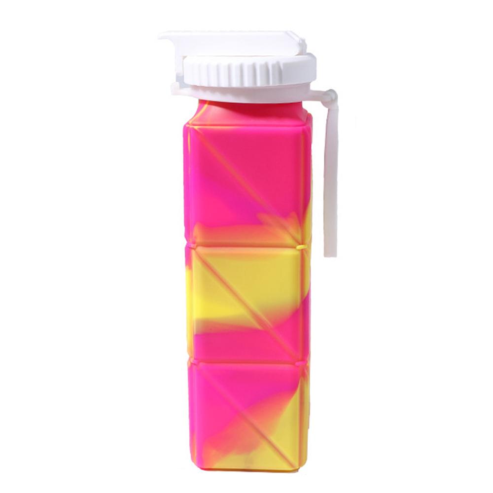 Collapsible Water Bottles Portable Silicone Travel Bottles Leakproof Reusable Water Cups for Gym