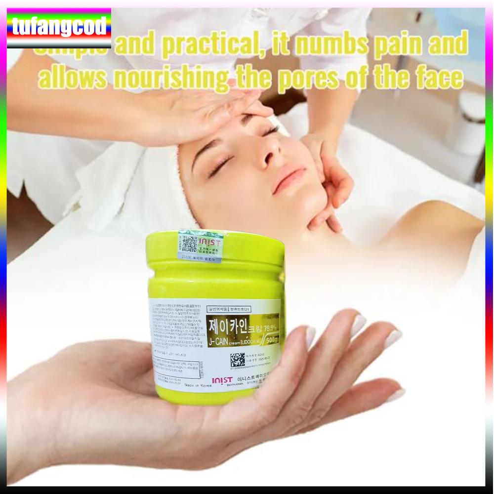 Tufangcod 500 г анестетик для татуировки, быстро вызывающий онемение кожи, 79,9% желтый крем, полуперманентный