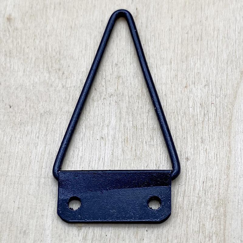 Decorative Picture Frame Hanging Hook with Extended Triangle and Double-Hole Feature for Horizontal Display