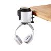 Bitze Luxury 2 In 1 Drink Cup Drink Holder Desk Cup Holder Drink Holder Multifunctional Storage Rack Computer Earphone Holder Holder, Desk, (White)