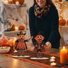 3Pcs Wooden Pumpkin Man Tabletop Decor 2D Flat Pumpkin Scarecrow Party Sign  Farmhouse Setting