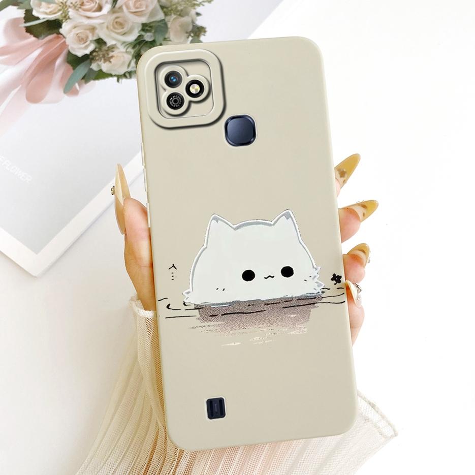 Чехол для Infinix Smart HD 2021 X612B X612 Милый Кот Утка Мультяшная Обложка 6.1'' Мягкий ТПУ Чехол для Телефона Для Infinix Smart HD 2021 Оболочка