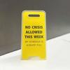 Team Office Desk Sign Caution Warning Sign Workplace Decor Gag Gift Cubicle Employee