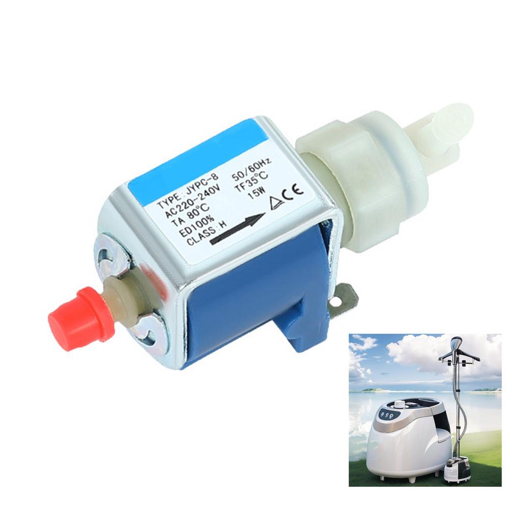 15W Plunger Solenoid Pump Electromagnetic Pump Solenoid Valves Suitable for High Temperature Steam Ironing Machines