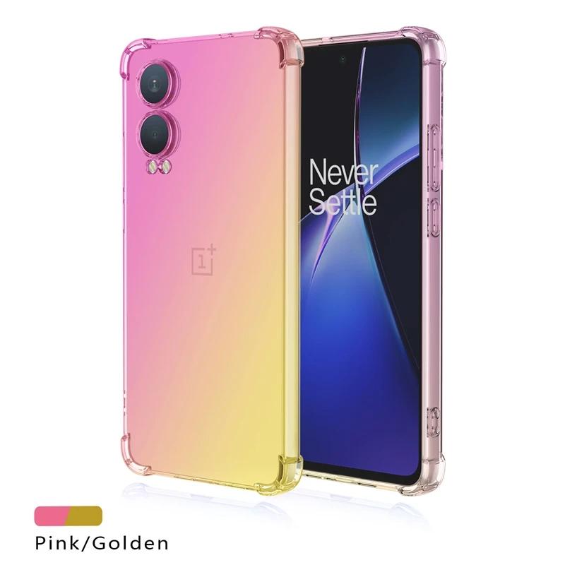Градиентный противоударный ТПУ с подушкой безопасности для OnePlus Nord CE 4 Lite 5G CE 3 2 Lite N30 SE N200 N20 2T Защитный чехол Fundas Coque Capa