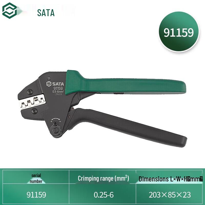 SATA 91159 Labor-Saving Crimping Plier